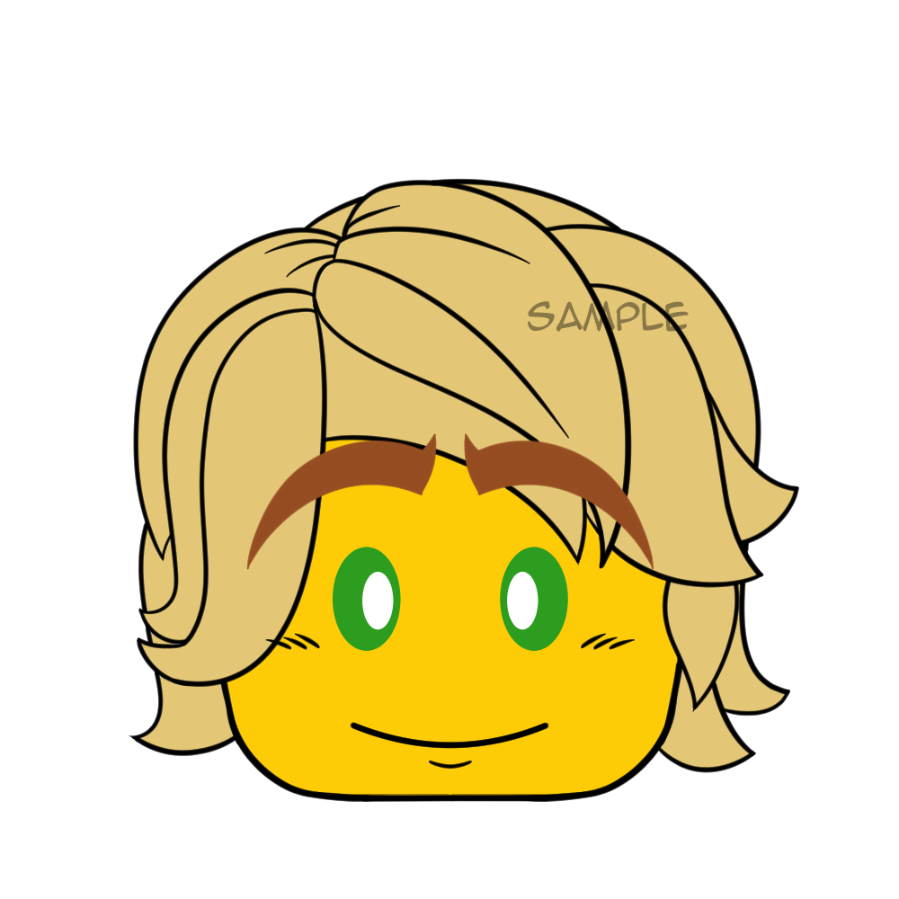 Green-Eyed Green Ninja - Charm