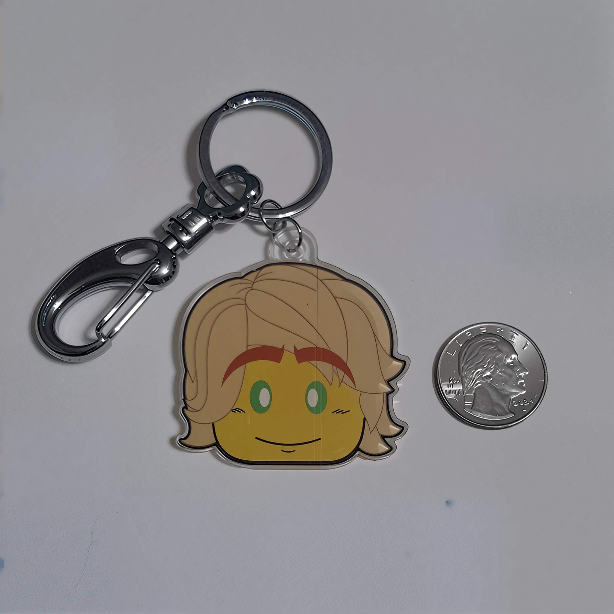 Green-Eyed Green Ninja - Charm - Image 3